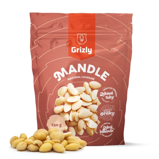 Mandle natural lúpané